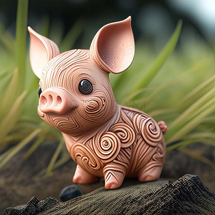 Piglet Pua from Moana